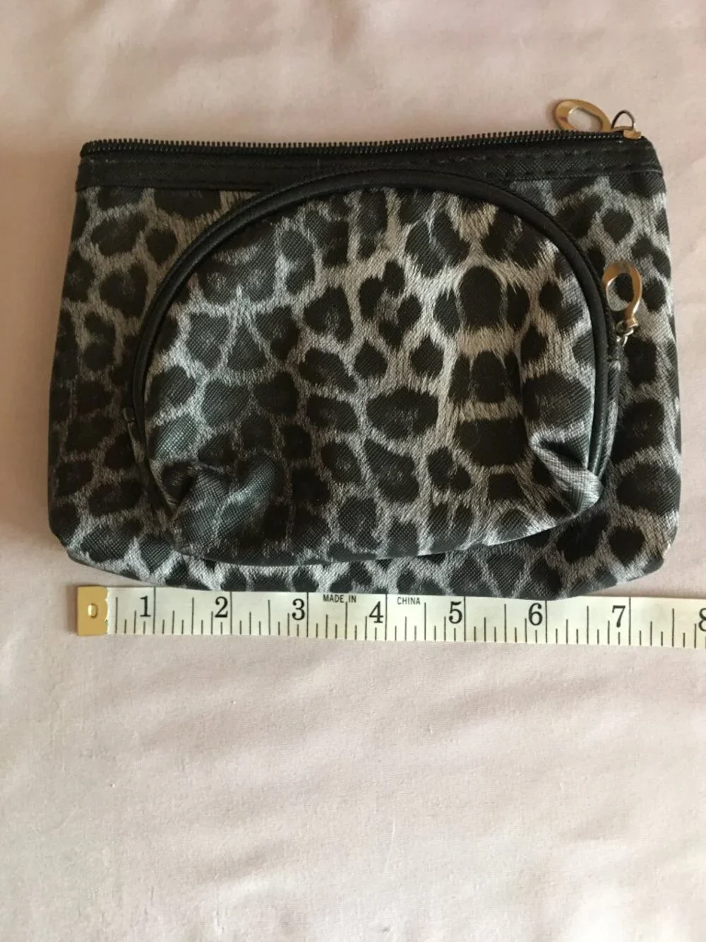 Leopard Print cosmetic bag set